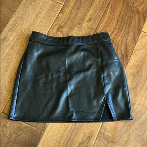 Abercrombie Kids Black Pencil Mini Skirt with Slit